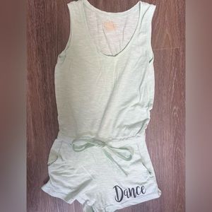 Mint Green Dancer Coverup Romper